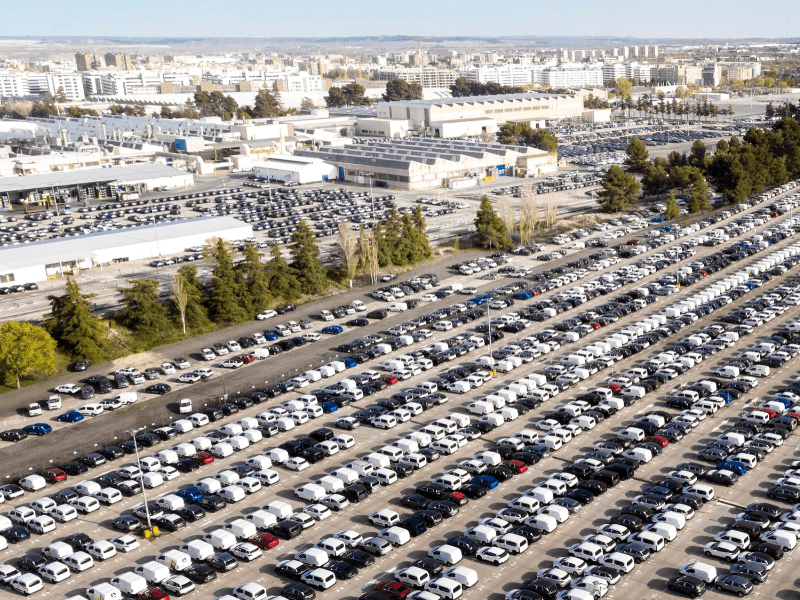 Parkplatz terminal